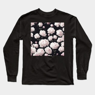 Pretty Pale Pink Peonies Long Sleeve T-Shirt